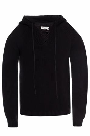 Hooded knit sweater, zdjęcie 1 Hooded knit sweater od Saint Laurent